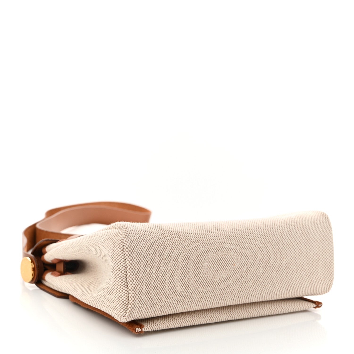 Hermes Military Toile Vache Hunter Herbag Zip Retourne 20 Ecru Beige Fauve 4 of 7
