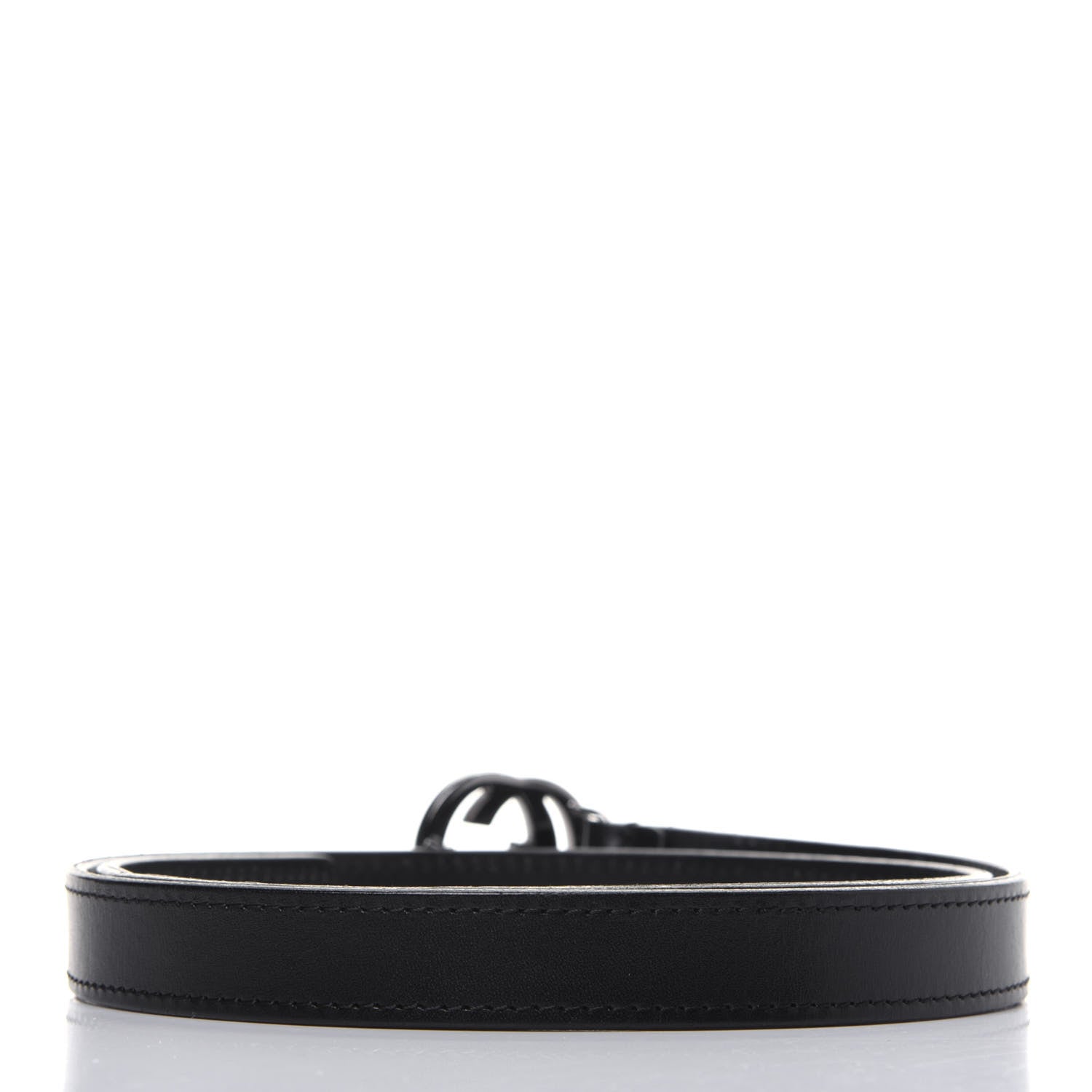 Gucci Calfskin Interlocking G Belt 75 30 Black 2 of 10