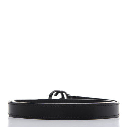 Gucci Calfskin Interlocking G Belt 75 30 Black 2 of 10