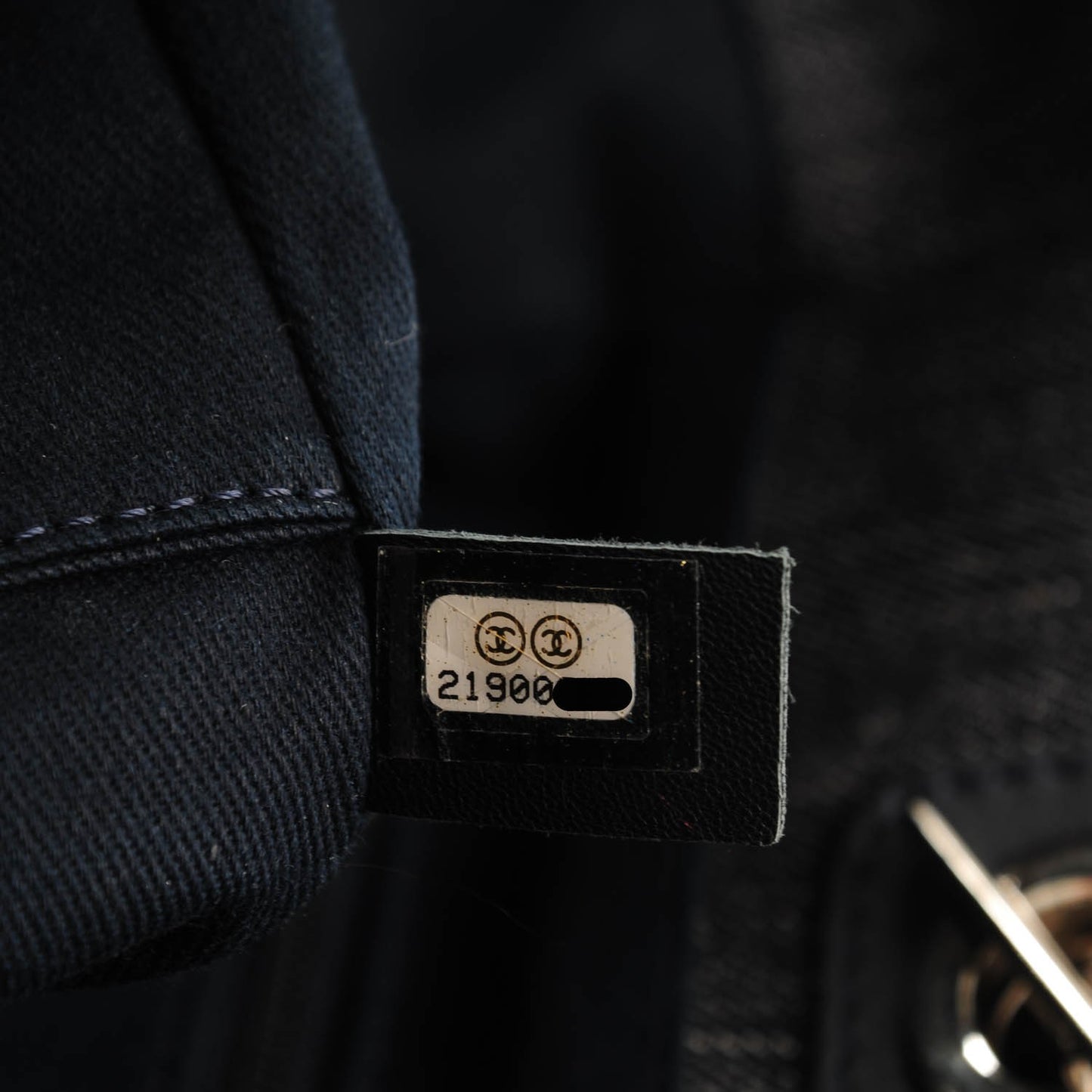 Canvas Small Deauville Tote Dark Blue