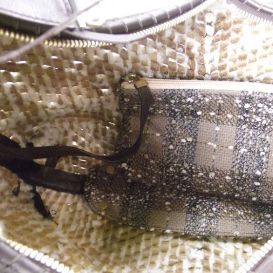 SALVATOREFERRAGAMOWovenShearlingBag