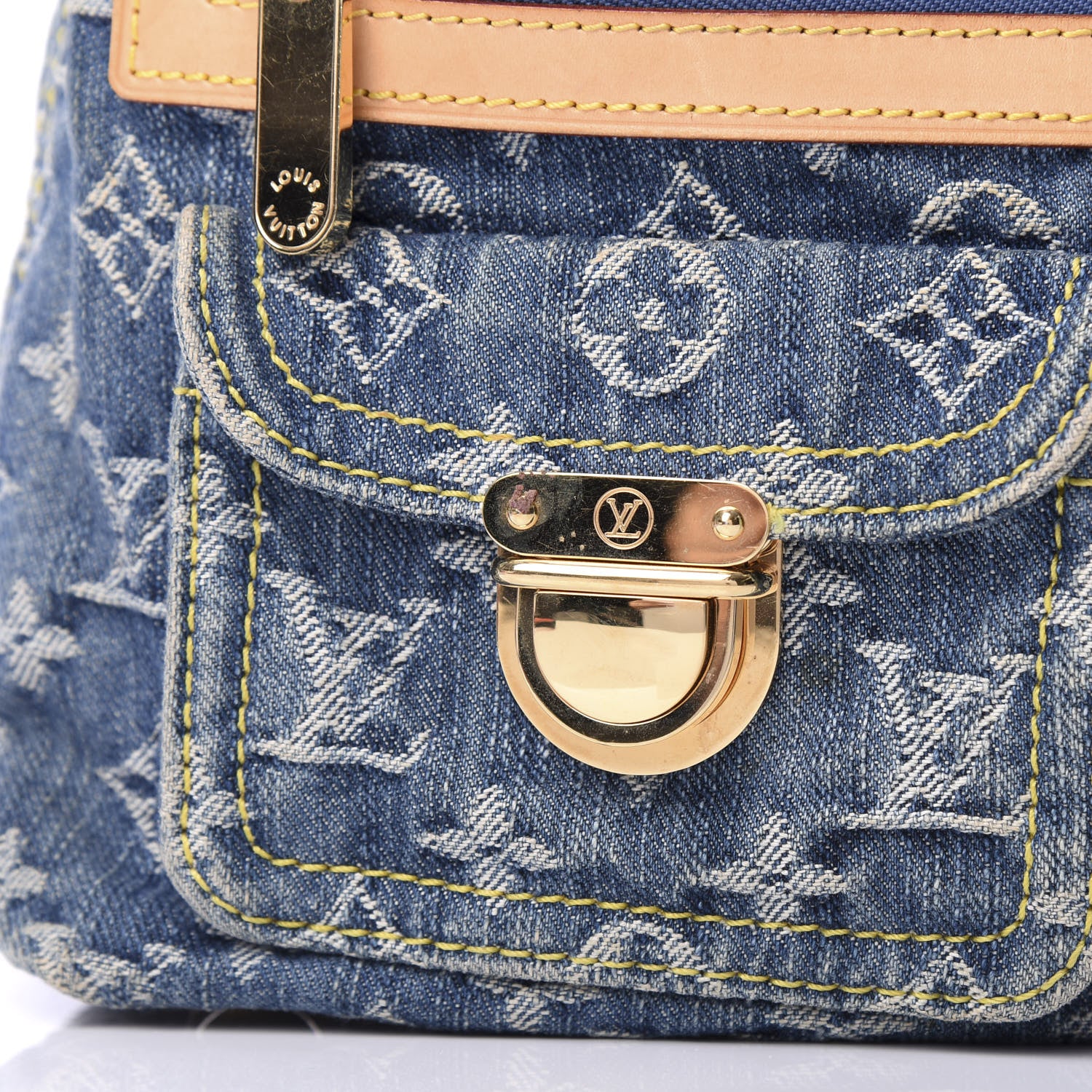 Louis Vuitton Denim Baggy PM Blue 11 of 12