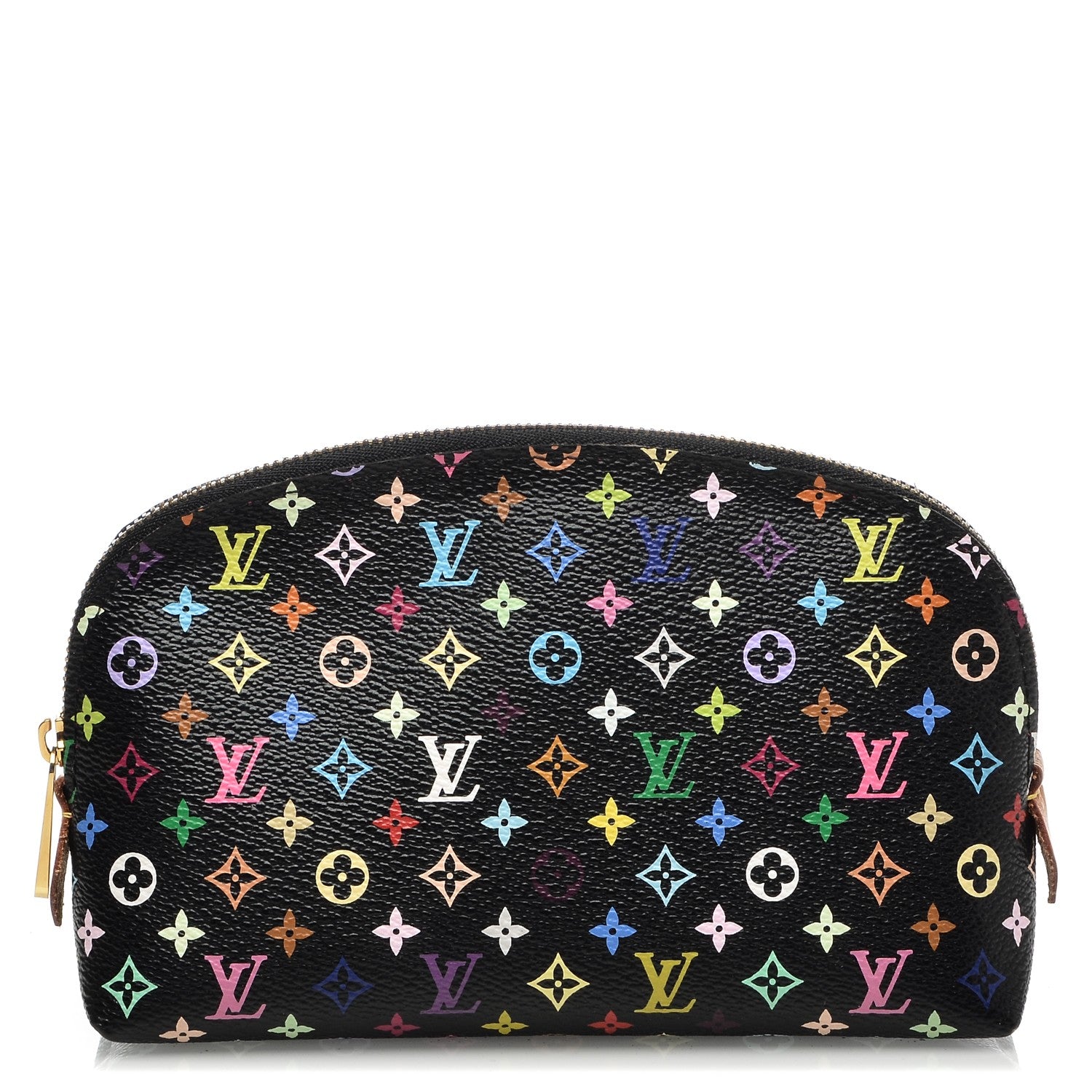 Louis Vuitton Monogram Multicolor Cosmetic Pouch Black Grenade 1 of 6