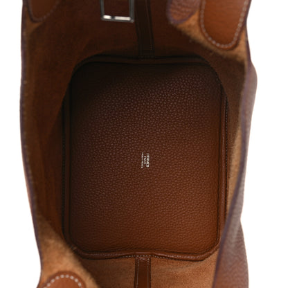 Hermes Taurillon Clemence Picotin Lock 22 MM Gold 5 of 10