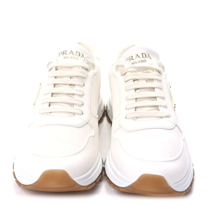 Prada Nappa Metal Triangle Logo Mens Prax 01 45mm Sneakers 42.5  Avorio 2 of 10