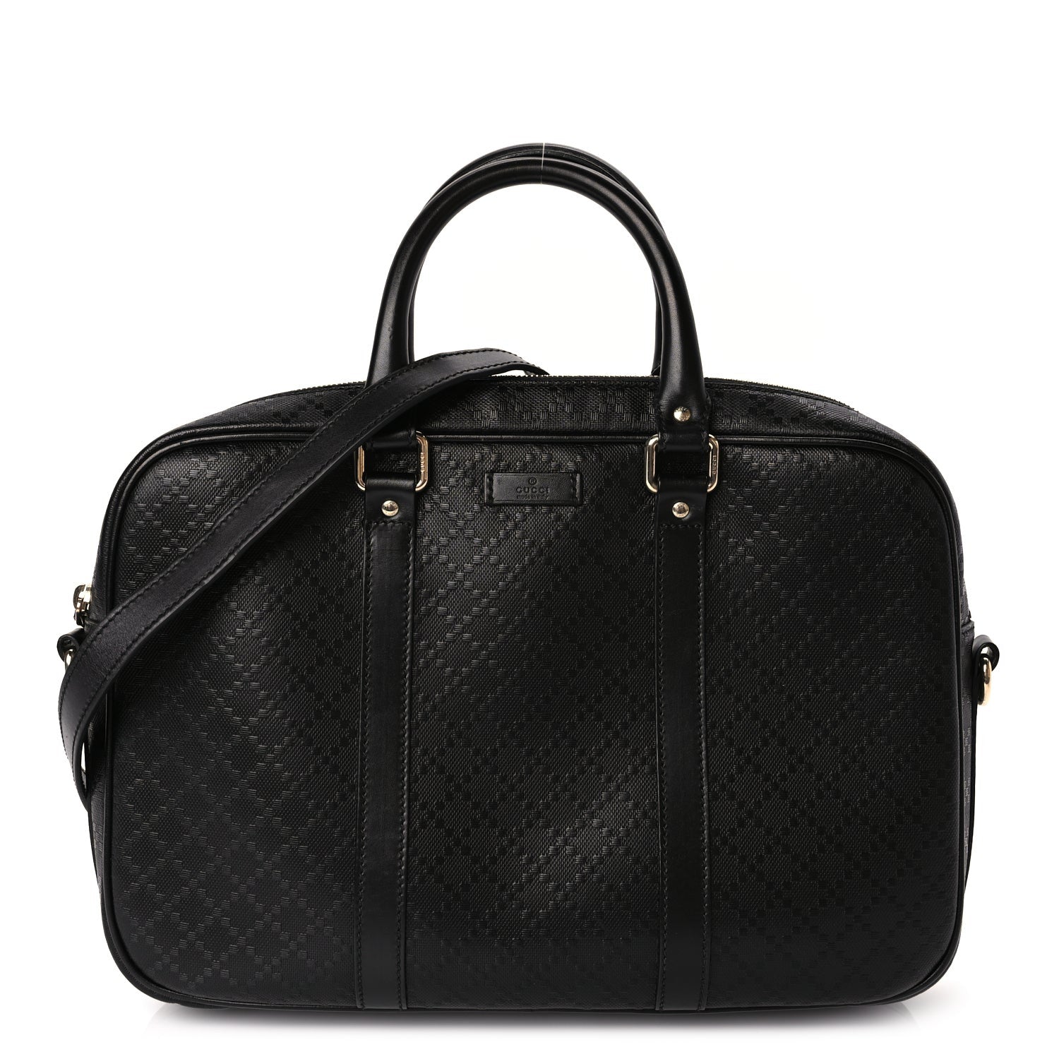 Gucci Diamante Signature Briefcase Black 1 of 9