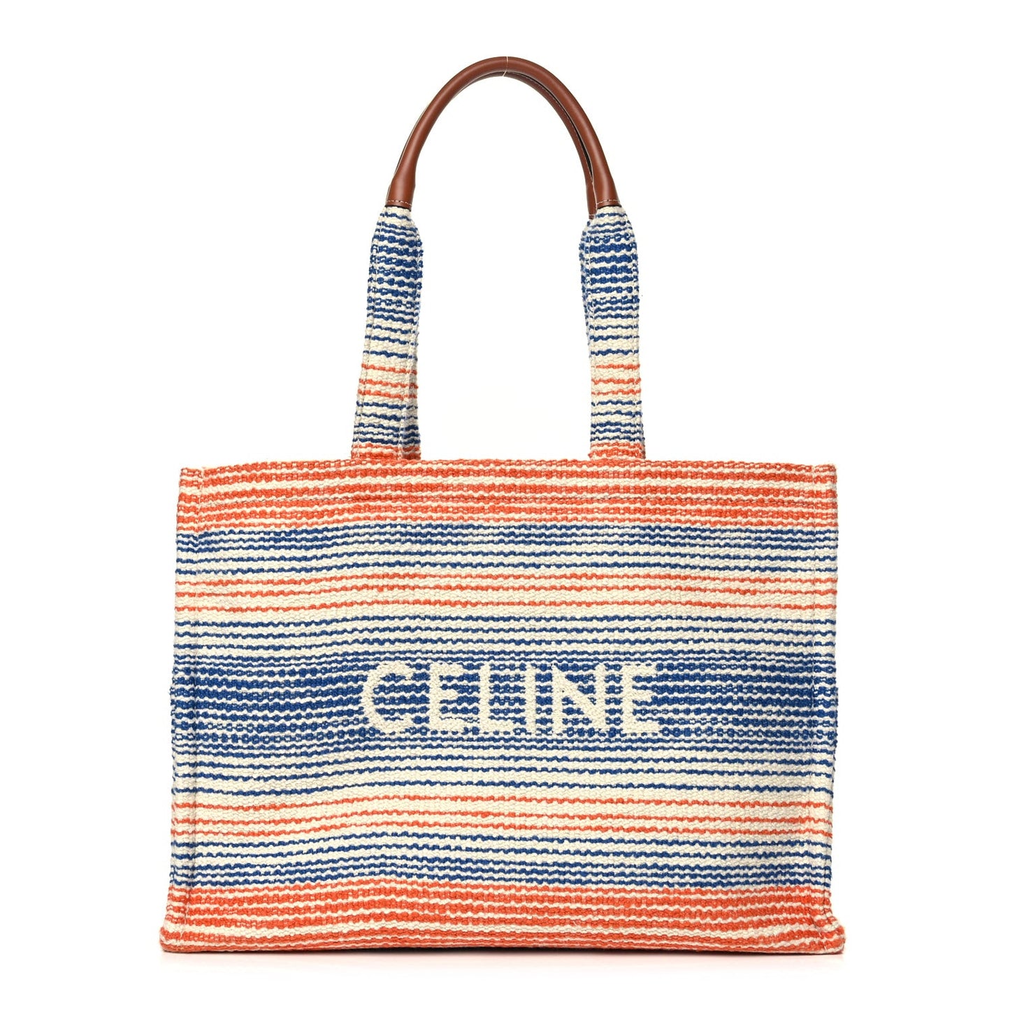 Jacquard Striped Large Cabas Multicolor