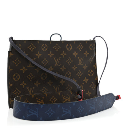 Louis Vuitton Monogram Small Outdoor Pouch Pacific Blue 3 of 17