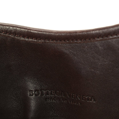 Bottega Veneta Canvas Calfskin Trimmed Shoulder Bag  Pink Brown 5 of 8