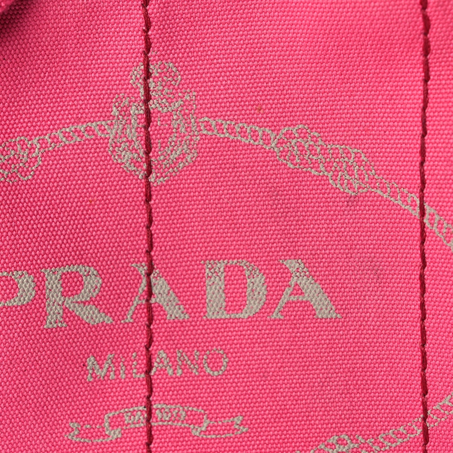Prada Canapa Small Logo Tote Peonia Peonia 6 of 9