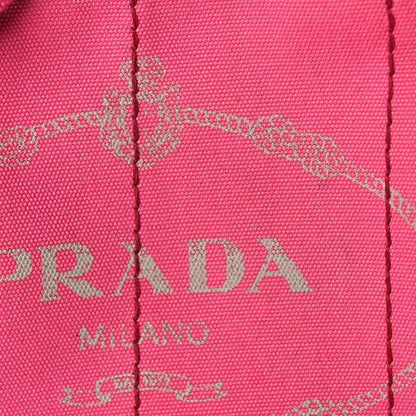 Prada Canapa Small Logo Tote Peonia Peonia 6 of 9
