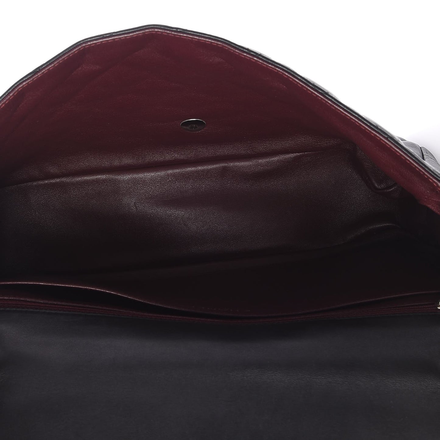 Lambskin Quilted Maxi Single Flap Black