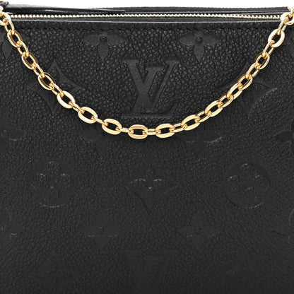 Louis Vuitton Empreinte Double Zip Pochette Black 8 of 10