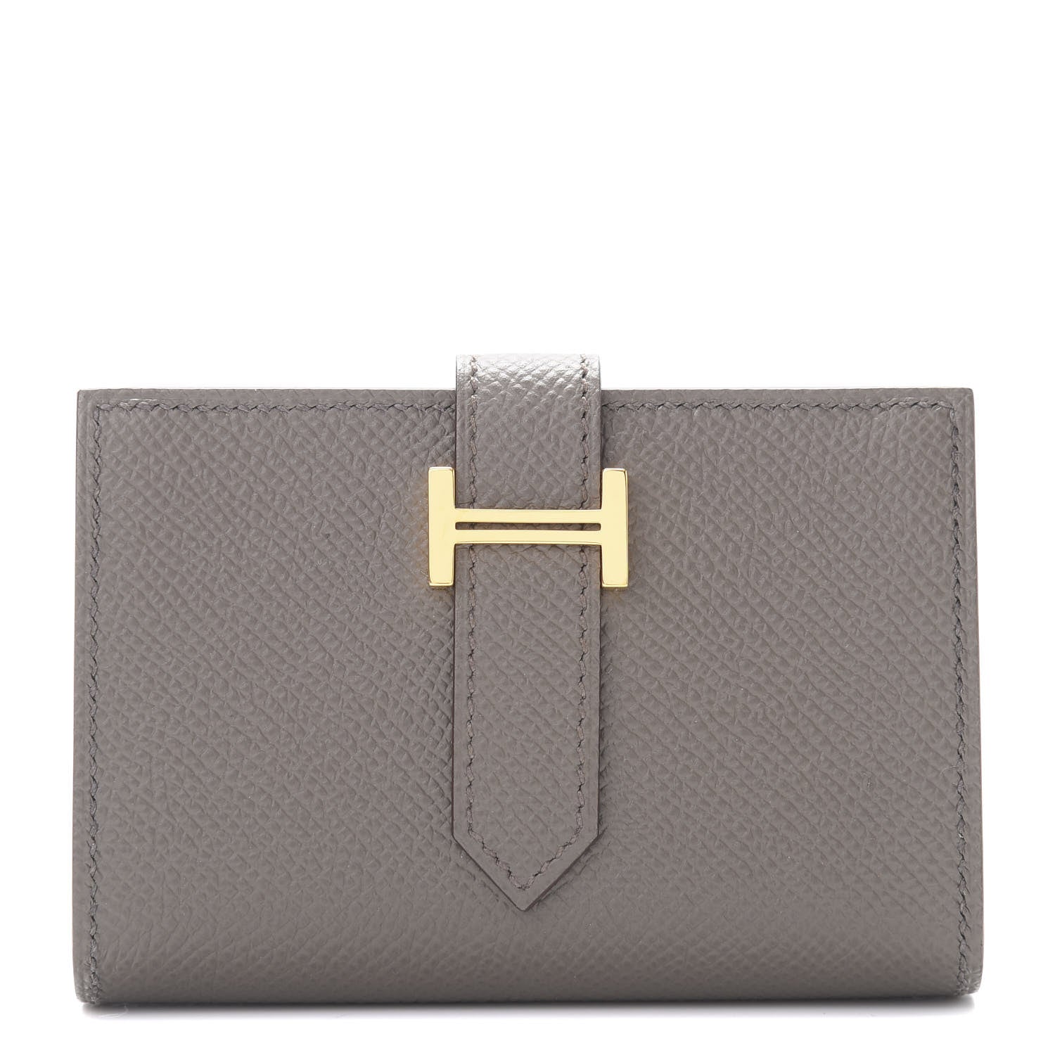Hermes Epsom Mini Bearn Wallet Etain 1 of 8