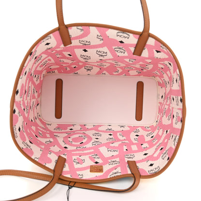 MCM X Eddie Kang Visetos Medium Reversible Shopper Tote White 9 of 18