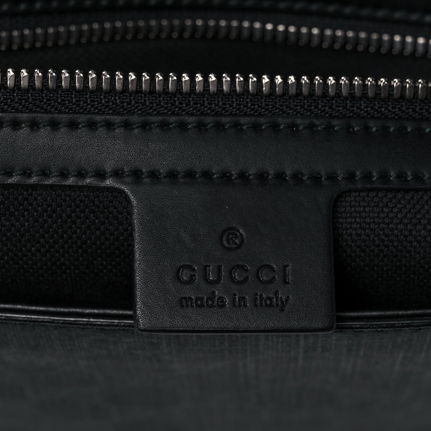 GG Supreme Monogram Web Flap Messenger Bag Black Grey