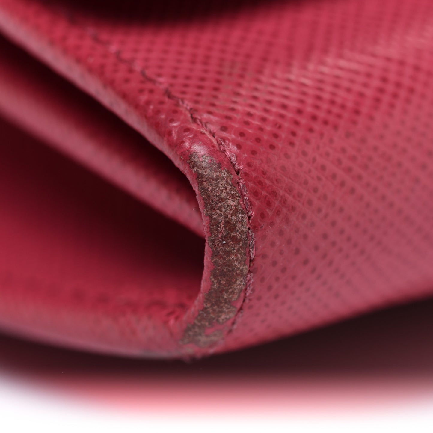 Saffiano Fiocco Bow Flap Wallet Peonia