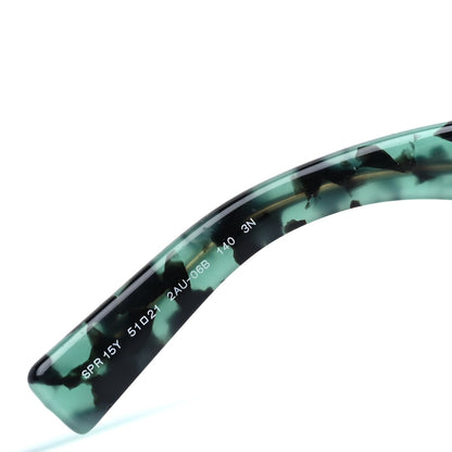 Prada Acetate Symbole Sunglasses SPR 15Y Tortoise Green 5 of 7