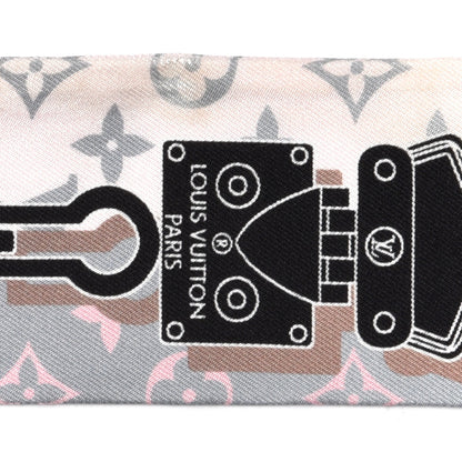 Louis Vuitton Silk Monogram Rising Confidential BB Bandeau Black Rose 3 of 3