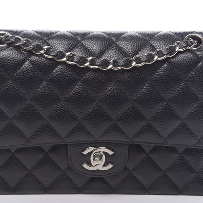 Chanel Caviar Quilted Medium Double Flap Black 12 of 12