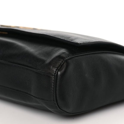 Saint Laurent Smooth Calfskin Suede Medium Reversible Monogram Kate Satchel Black 14 of 14