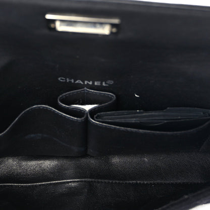 Chanel Jersey Patent Quilted 2.55 Reissue East West Flap Black 4 of 9