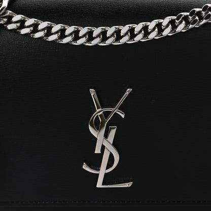 Saint Laurent Calfskin Medium Monogram Sunset Black 6 of 8