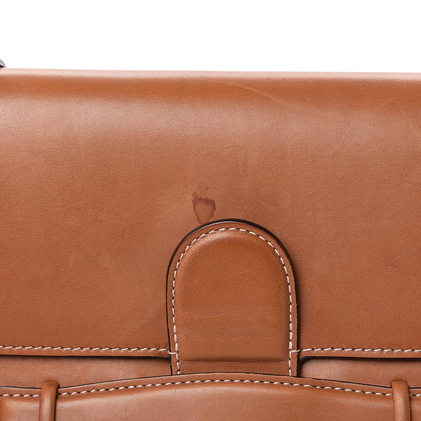 Natural Calfskin Medium Symmetrical Bag Tan