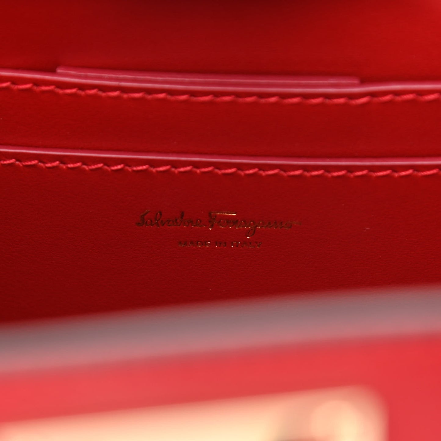 Calfskin Small Studio Box Bag Red