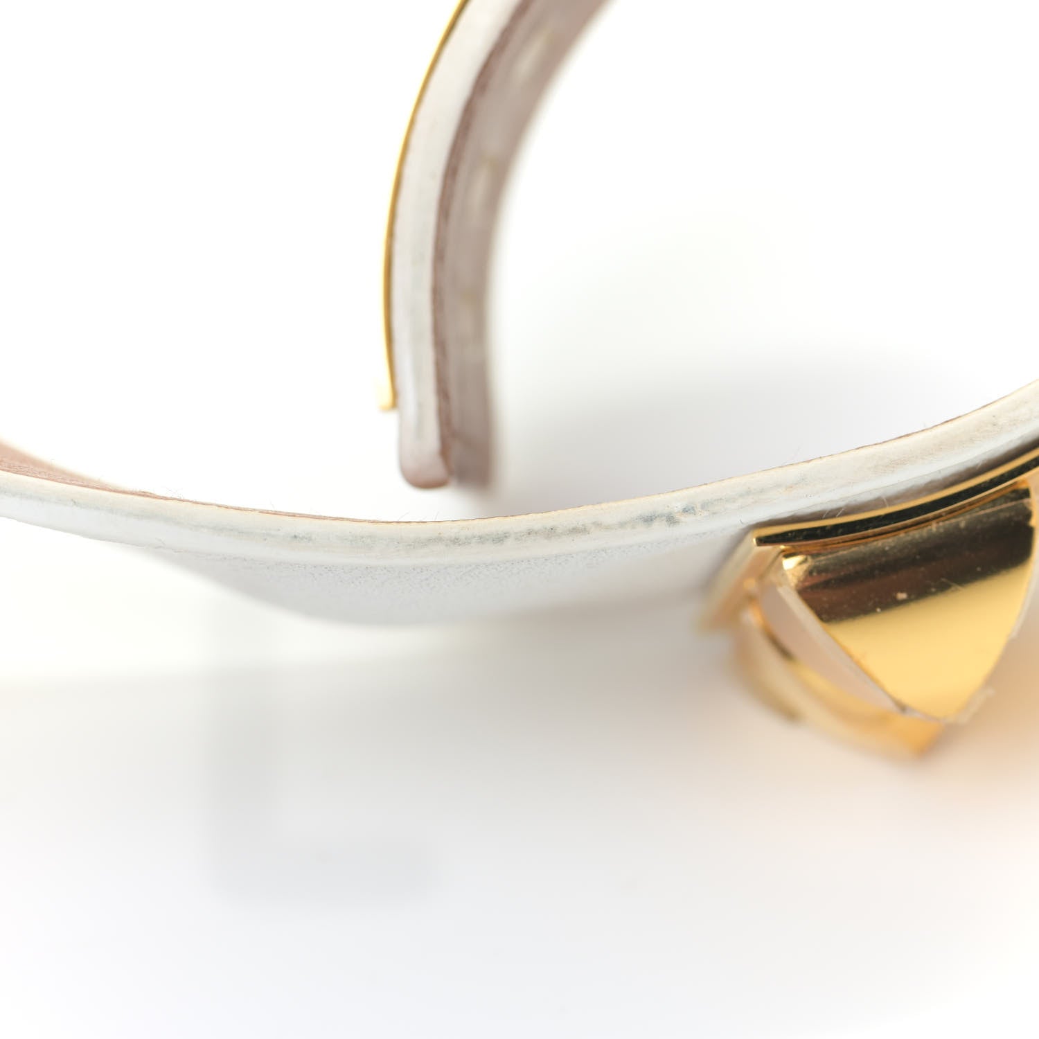 Hermes Epsom Collier de Chien CDC Bracelet S White 8 of 11