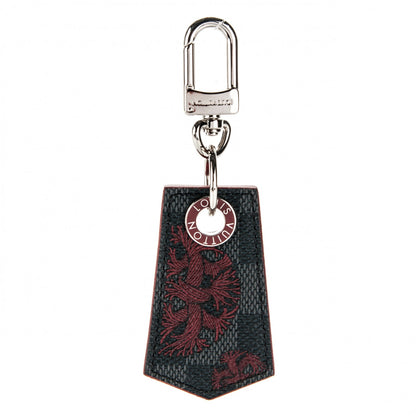 Louis Vuitton Damier Graphite Rope Enchappe Key Holder Red 1 of 4