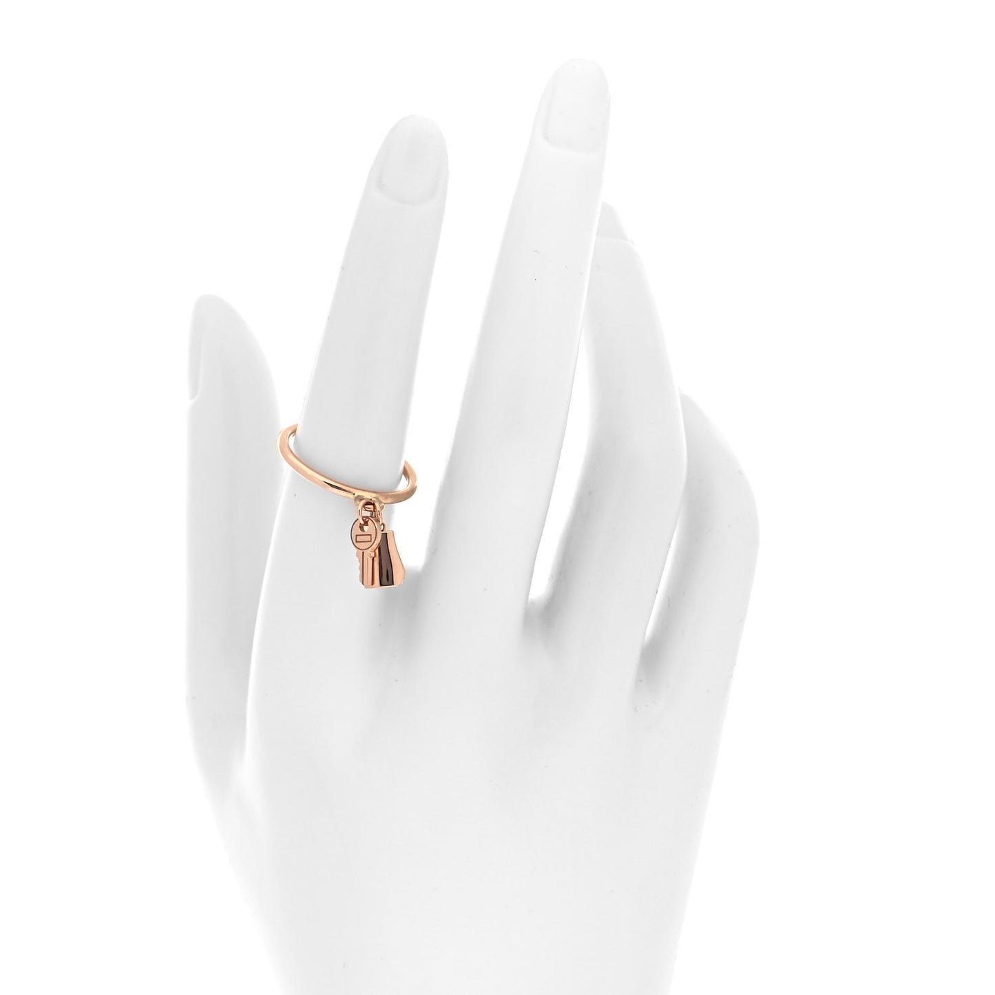 18K Rose Gold PM Kelly Clochette Ring 55 7.25