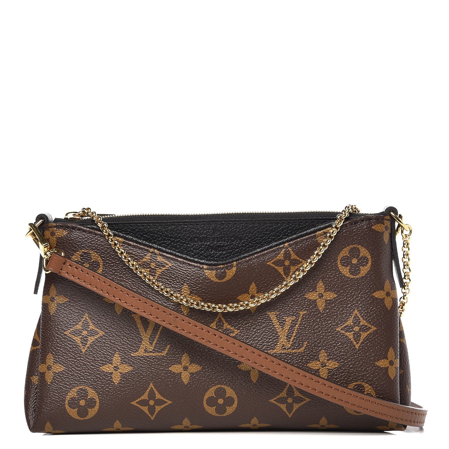 Monogram Pallas Clutch Black