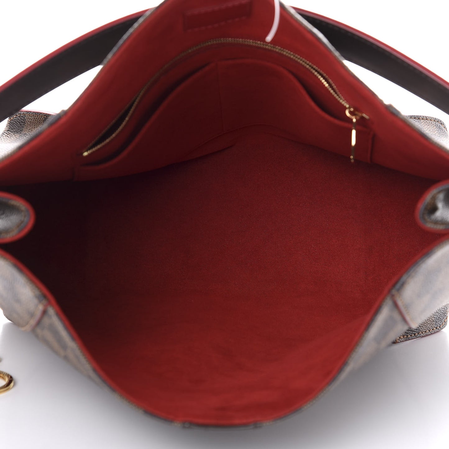 Damier Ebene Caissa Hobo Cherry