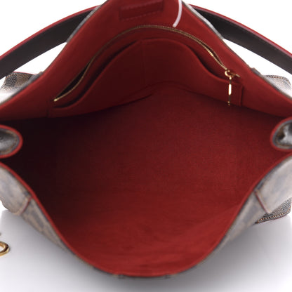 Louis Vuitton Damier Ebene Caissa Hobo Cherry 5 of 11