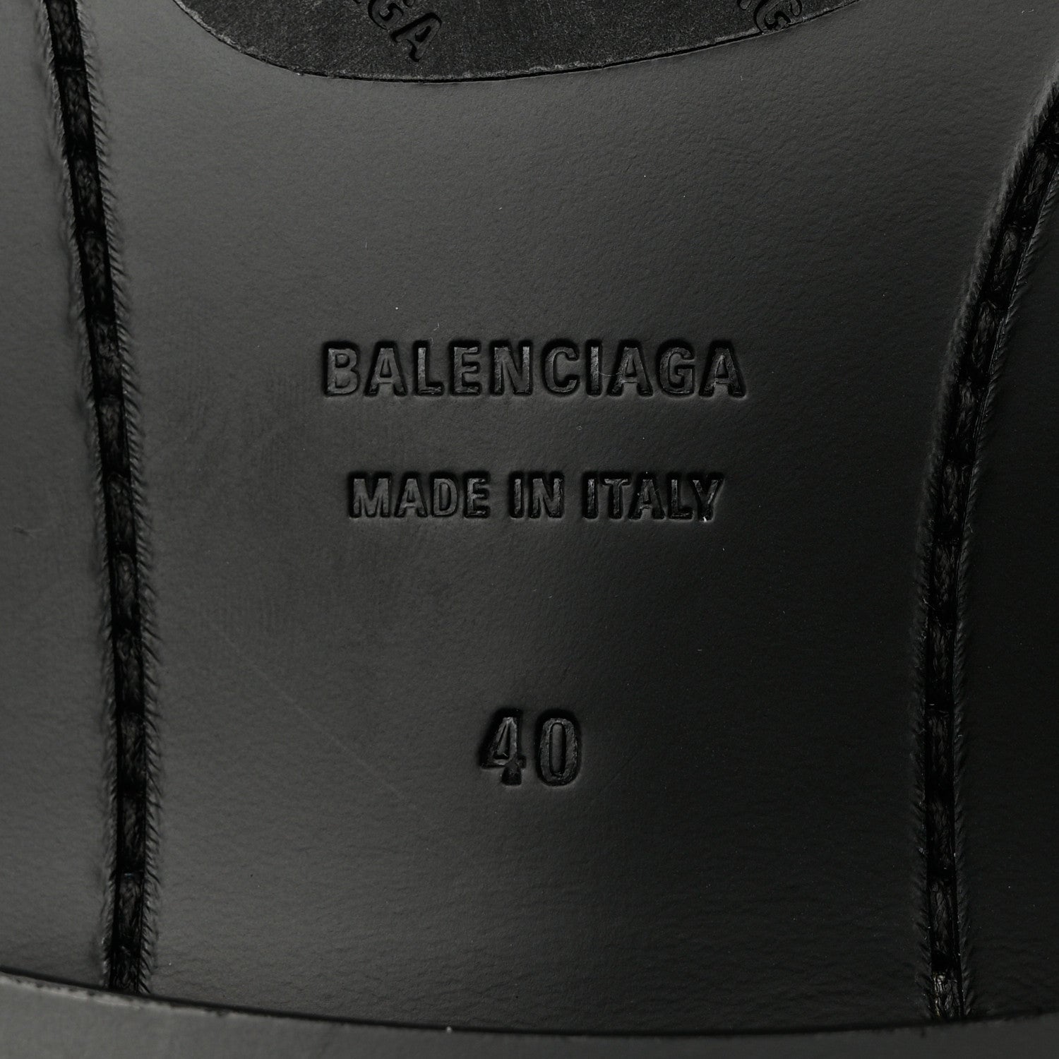 Balenciaga Calfskin Soft Rim Ankle Booties 40 Black 8 of 11