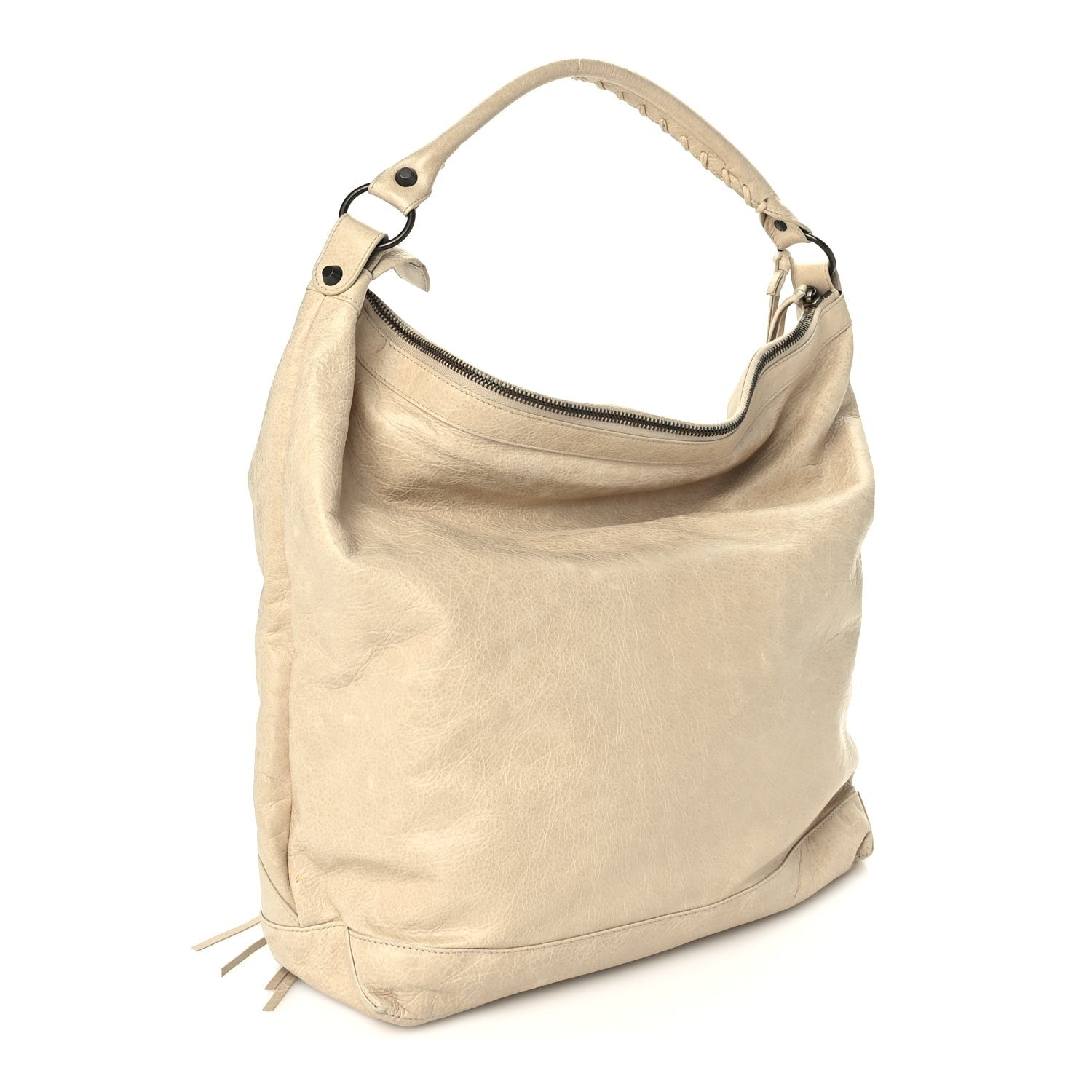 Balenciaga Agneau Giant 21 Silver Hardware Day Hobo  Argent 2 of 8