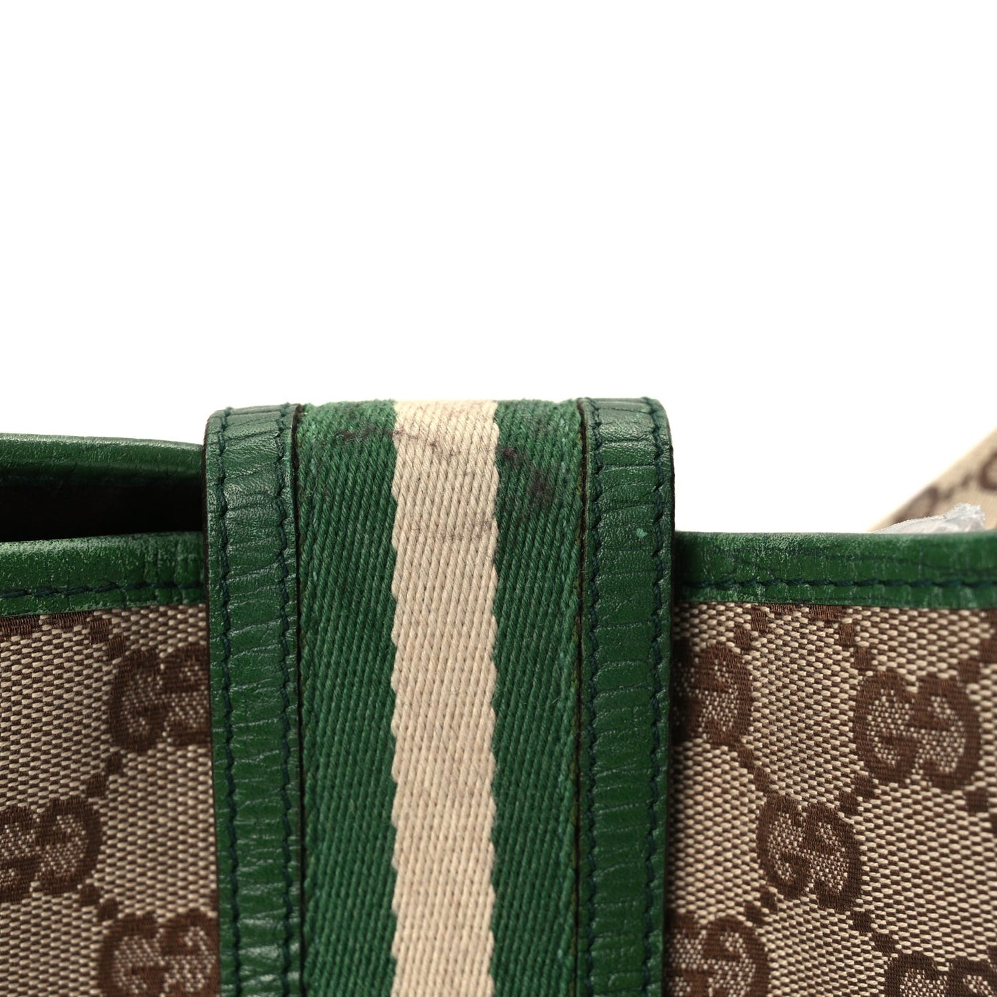 Monogram Web Junco Small Hobo Green