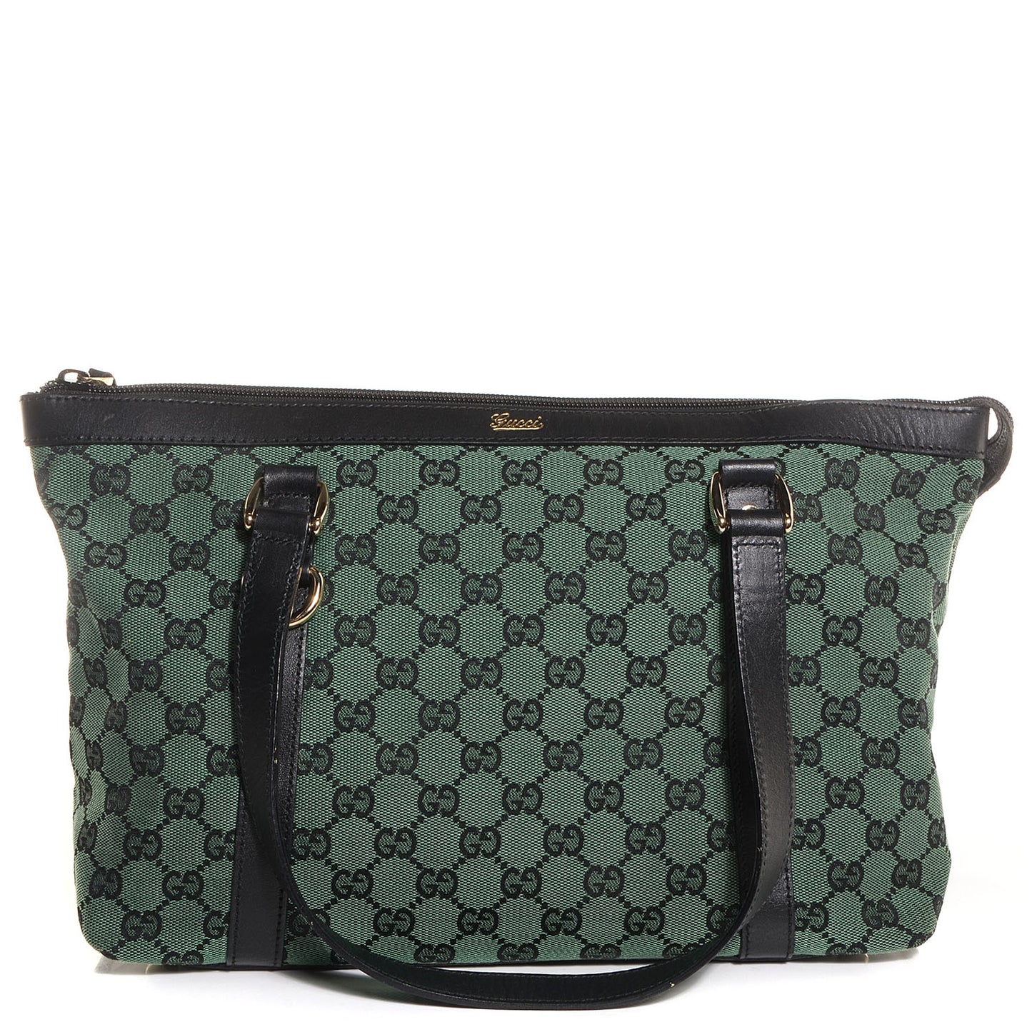 Monogram Medium Abbey Tote Green