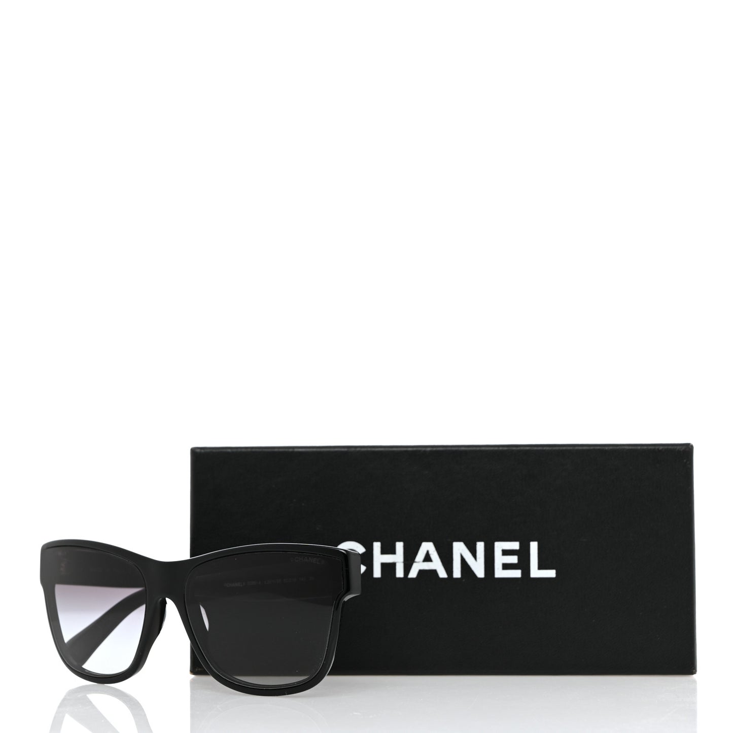 Acetate Butterfly CC Sunglasses 5386-A Black