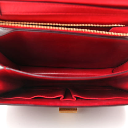 Celine Box Calfskin Medium Classic Box Flap Bag Red 5 of 10