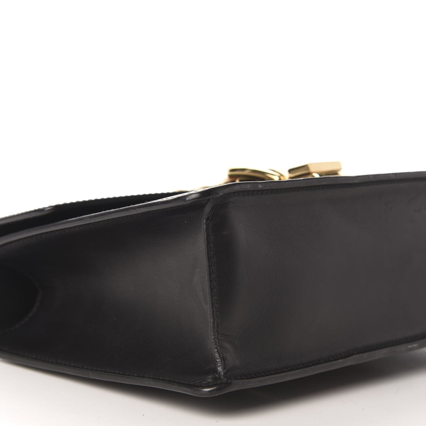Calfskin Small Sylvie Shoulder Bag Black