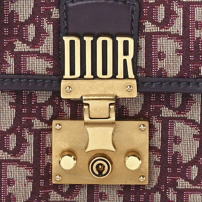 Christian Dior Oblique DiorAddict Flap Bag Burgundy 9 of 12
