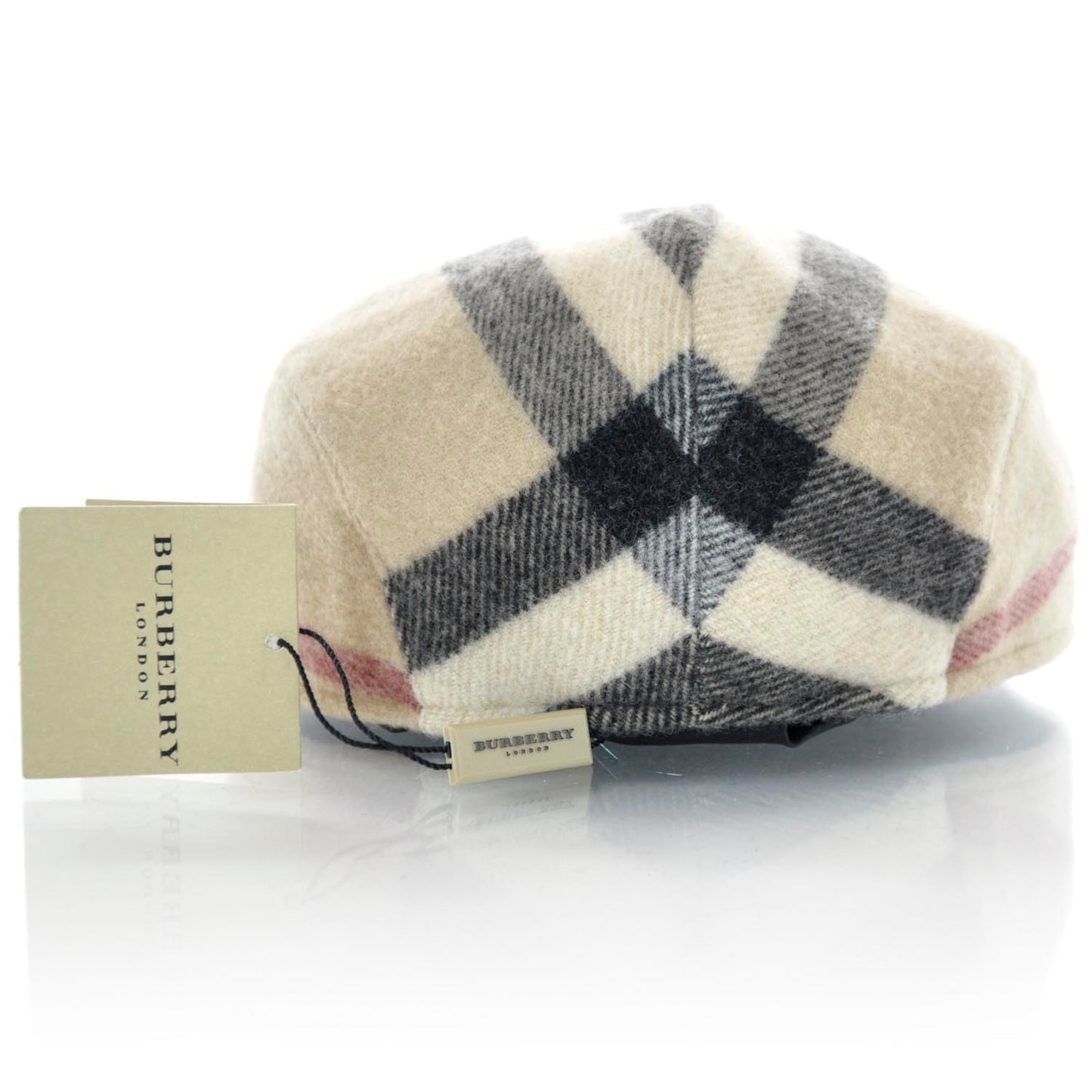 Wool House Check Jasmine Newsboy Cap Large
