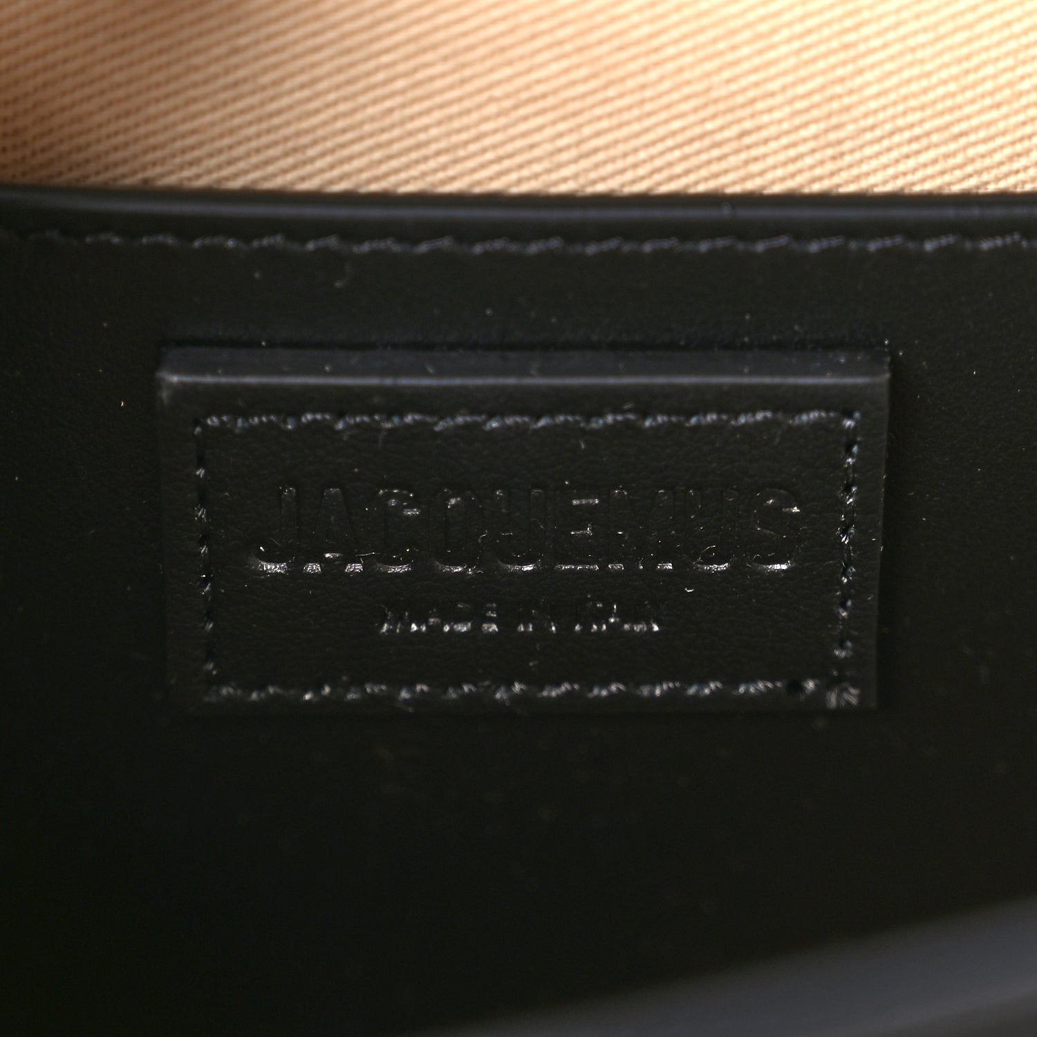 Jacquemus Smooth Calfskin Le Grand Bambino Long Black 5 of 8