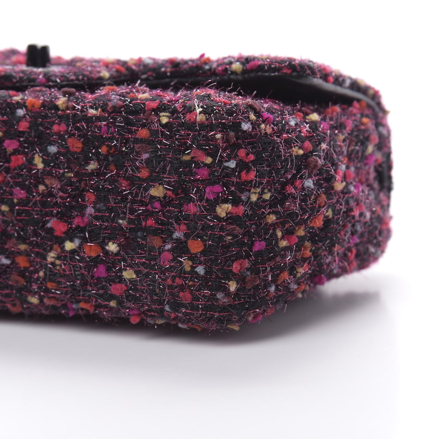 Tweed Quilted Mini Rectangular Flap