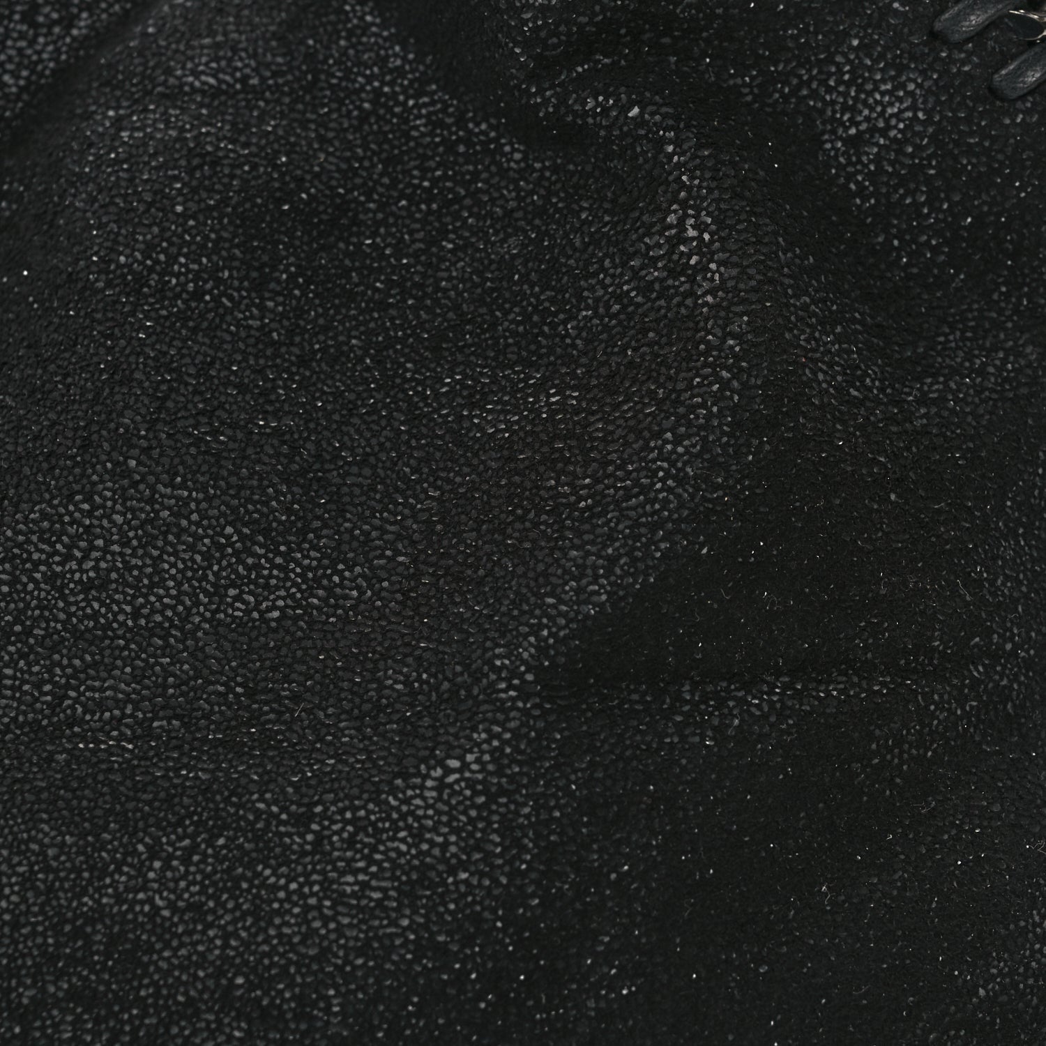 Stella McCartney Shaggy Deer Mini Falabella Fold Over Tote Black 8 of 10