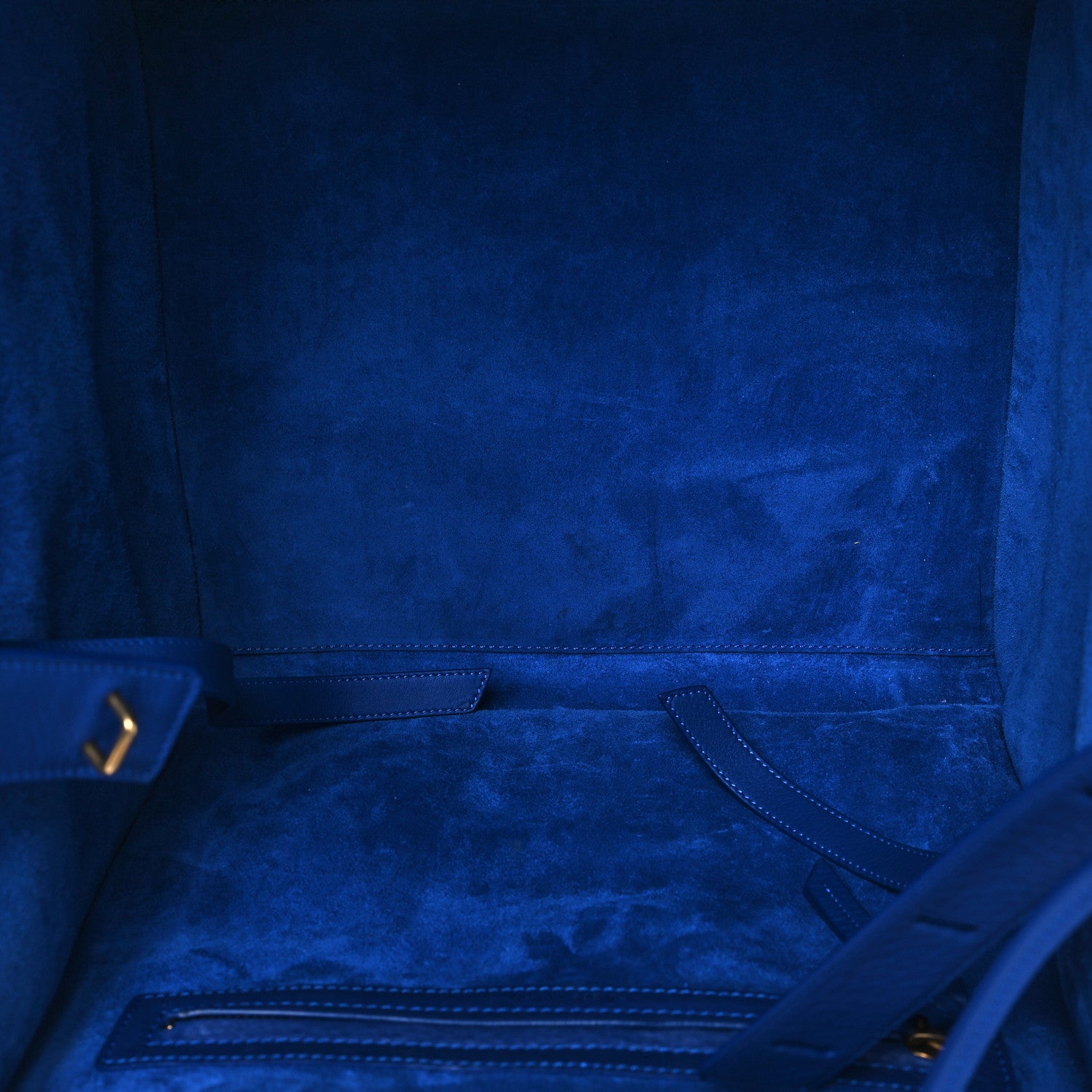 Celine Supple Calfskin Medium Phantom Luggage Royal Blue 5 of 11