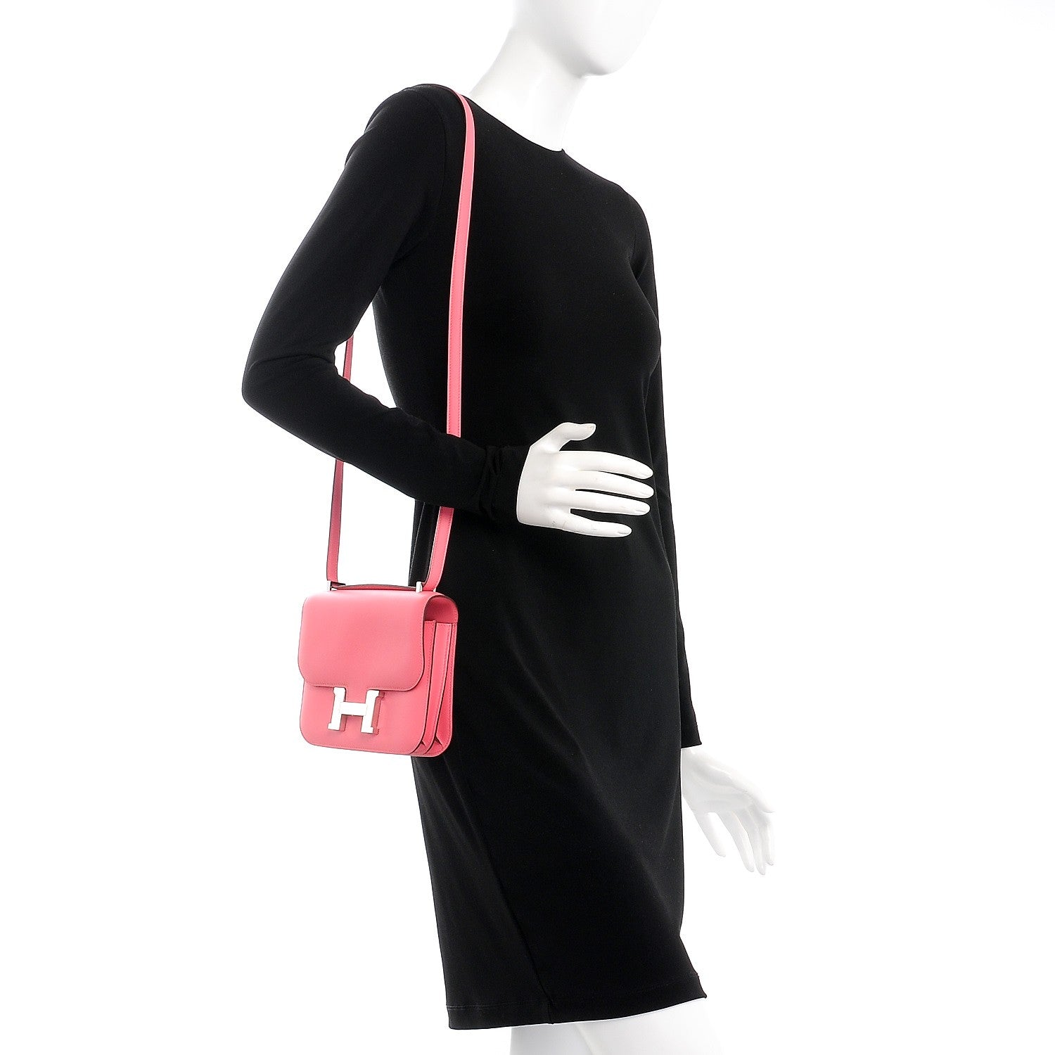 Hermes Swift Constance 18 Rose Azalee 2 of 9