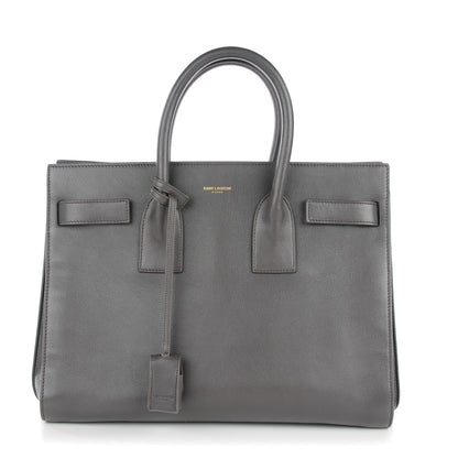 Saint Laurent Calfskin Small Sac De Jour Fog 1 of 7